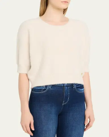 L'Agence Guinevere Cropped Pullover | Thumbnail 4 L'Agence Guinevere Cropped Pullover | Thumbnail 4