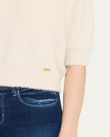 L'Agence Guinevere Cropped Pullover | Thumbnail 5 L'Agence Guinevere Cropped Pullover | Thumbnail 5