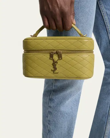 Saint Laurent Gaby Vanity Quilted Leather Bag | Thumbnail 6