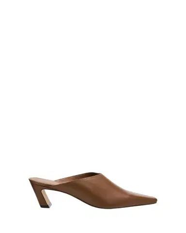 Stuart Weitzman 50mm Stassi Leather Mules | Thumbnail 1