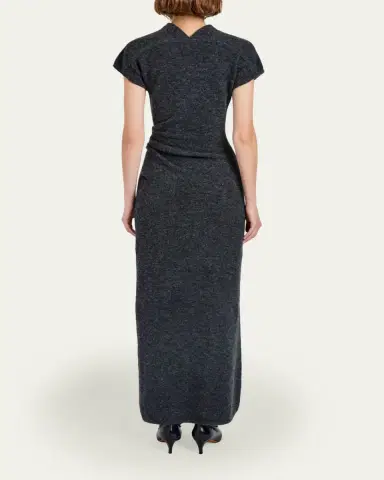 Proenza Schouler Abie Boiled Wool Maxi Dress | Thumbnail 3