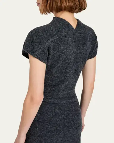 Proenza Schouler Abie Boiled Wool Maxi Dress | Thumbnail 4