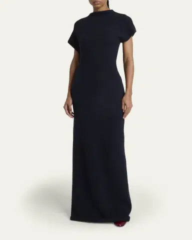 Proenza Schouler Abie Boiled Wool Maxi Dress | Thumbnail 5