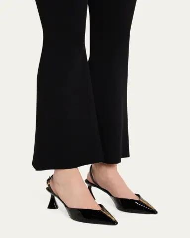 Stella McCartney 65mm Elsa Patent Slingback Pumps | Thumbnail 2 Stella McCartney 65mm Elsa Patent Slingback Pumps | Thumbnail 2