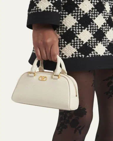 Valentino Garavani Dome Mini Leather Top-Handle Bag | Thumbnail 2 Valentino Garavani Dome Mini Leather Top-Handle Bag | Thumbnail 2