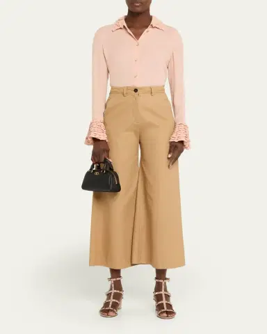Valentino Garavani Dome Mini Leather Top-Handle Bag | Thumbnail 9 Valentino Garavani Dome Mini Leather Top-Handle Bag | Thumbnail 9