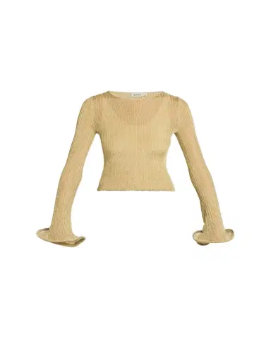 Simkhai Maebry Long-Sleeve Rib-Knit Top | Thumbnail 1 Simkhai Maebry Long-Sleeve Rib-Knit Top | Thumbnail 1
