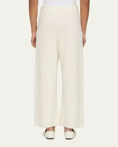 Lafayette 148 New York Striped Straight-Leg Cashmere Pants | Thumbnail 2 Lafayette 148 New York Striped Straight-Leg Cashmere Pants | Thumbnail 2