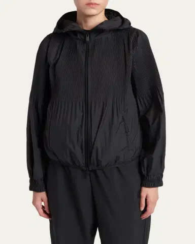 Moncler Anemone Pleated Hooded Jacket | Thumbnail 4 Moncler Anemone Pleated Hooded Jacket | Thumbnail 4
