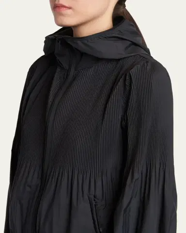 Moncler Anemone Pleated Hooded Jacket | Thumbnail 5 Moncler Anemone Pleated Hooded Jacket | Thumbnail 5
