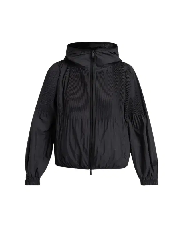 Anemone Pleated Hooded Jacket