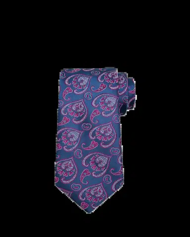 Charvet Men's Petite Geometric Silk Tie | Thumbnail 2 Charvet Men's Petite Geometric Silk Tie | Thumbnail 2