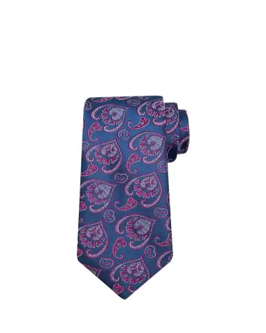 Charvet Men's Petite Geometric Silk Tie | Thumbnail 1 Charvet Men's Petite Geometric Silk Tie | Thumbnail 1