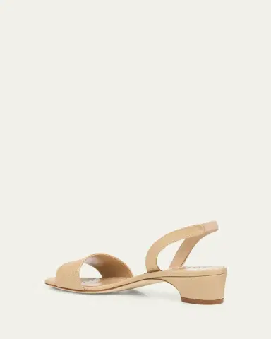 Manolo Blahnik 30mm Patobarnu Embossed Leather Slingback | Thumbnail 2 Manolo Blahnik 30mm Patobarnu Embossed Leather Slingback | Thumbnail 2