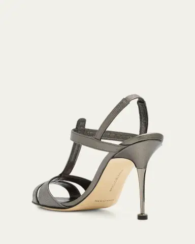 Manolo Blahnik 105mm Retaux Leather Sandals | Thumbnail 2