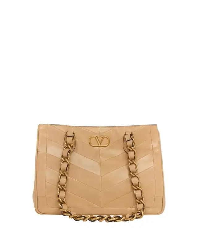 Laseine Small Nappa Leather Shopping Bag