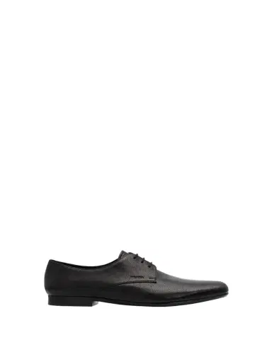 Prada Men's Toblach Grained Leather Derby Shoes | Thumbnail 1 Prada Men's Toblach Grained Leather Derby Shoes | Thumbnail 1