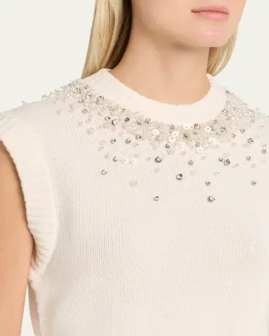 Simkhai Candra Embellished Knit Vest | Thumbnail 5 Simkhai Candra Embellished Knit Vest | Thumbnail 5