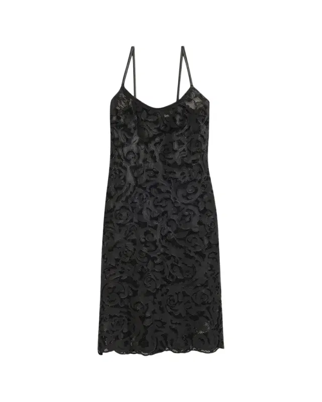 Kazuko Lasercut Midi Dress