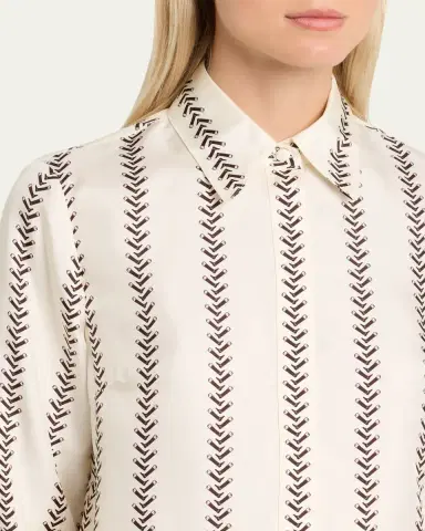 Gabriela Hearst Cruz Riding-Boot Striped Silk Button-Down Shirt | Thumbnail 5 Gabriela Hearst Cruz Riding-Boot Striped Silk Button-Down Shirt | Thumbnail 5