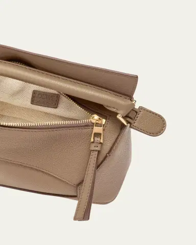 Loewe Puzzle Edge Mini Top-Handle Bag in Grain Leather | Thumbnail 6 Loewe Puzzle Edge Mini Top-Handle Bag in Grain Leather | Thumbnail 6