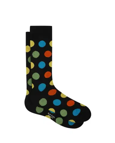 Paul Smith Men's Mike Large Polka Dot Cotton Crew Socks | Thumbnail 1 Paul Smith Men's Mike Large Polka Dot Cotton Crew Socks | Thumbnail 1