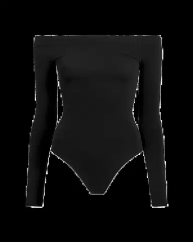 Commando Ballet Off-Shoulder Microfiber Bodysuit | Thumbnail 2 Commando Ballet Off-Shoulder Microfiber Bodysuit | Thumbnail 2