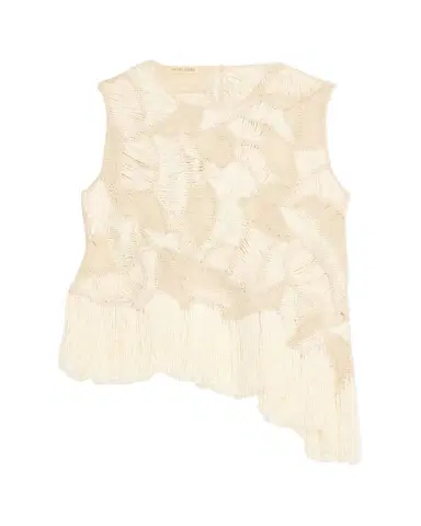 Heirlome Maureen Asymmetric Fringe Embroidered Sleeveless Top | Thumbnail 1 Heirlome Maureen Asymmetric Fringe Embroidered Sleeveless Top | Thumbnail 1