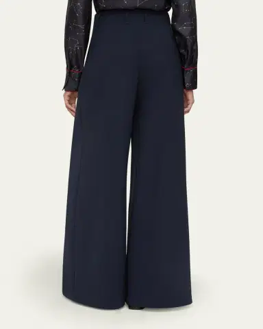 Lafayette 148 New York x The Morning Show Warren Wide-Leg Wool Pants | Thumbnail 3
