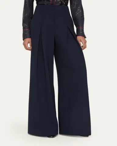 Lafayette 148 New York x The Morning Show Warren Wide-Leg Wool Pants | Thumbnail 4