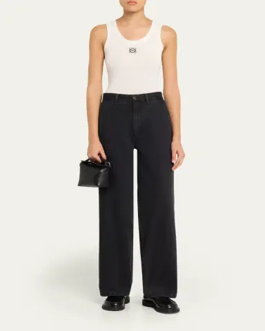 Loewe Puzzle Edge Mini Top-Handle Bag in Grain Leather | Thumbnail 5 Loewe Puzzle Edge Mini Top-Handle Bag in Grain Leather | Thumbnail 5