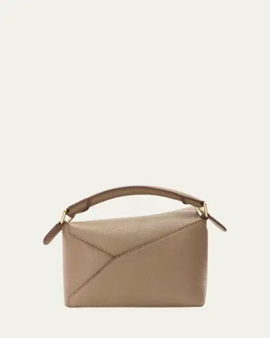 Loewe Puzzle Edge Mini Top-Handle Bag in Grain Leather | Thumbnail 6 Loewe Puzzle Edge Mini Top-Handle Bag in Grain Leather | Thumbnail 6