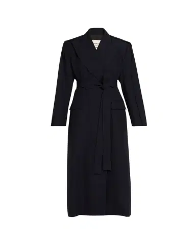 anOnlyChild Jean Double-Breasted Wool Long Robe Coat | Thumbnail 1 anOnlyChild Jean Double-Breasted Wool Long Robe Coat | Thumbnail 1
