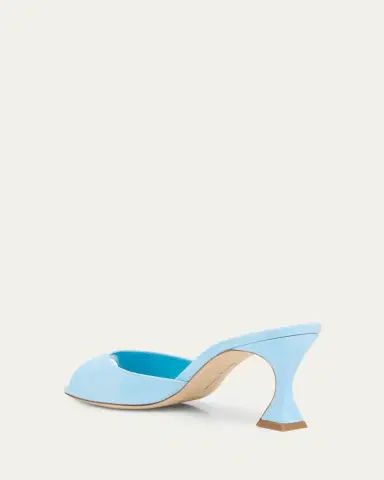 Manolo Blahnik 70mm Jadaron Suede Pedestal Mules | Thumbnail 2 Manolo Blahnik 70mm Jadaron Suede Pedestal Mules | Thumbnail 2