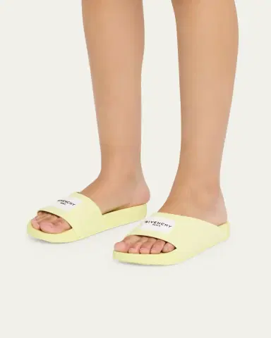 Givenchy Logo Label Slide Sandals | Thumbnail 2 Givenchy Logo Label Slide Sandals | Thumbnail 2
