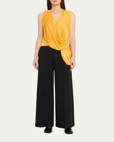 LOEWE Draped Jersey Sleeveless Top | Thumbnail 6 LOEWE Draped Jersey Sleeveless Top | Thumbnail 6