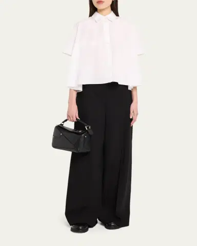 Loewe Puzzle Small Top-Handle Bag in Leather | Thumbnail 4 Loewe Puzzle Small Top-Handle Bag in Leather | Thumbnail 4