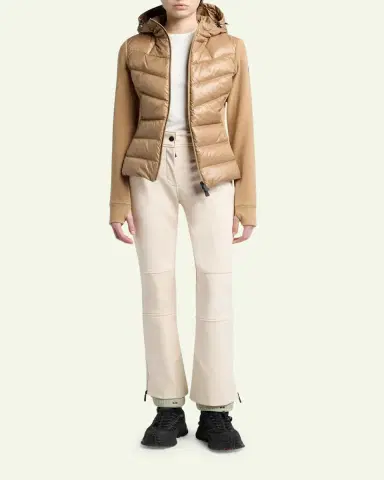 Moncler Grenoble Padded Down Zip-Up Hoodie Cardigan | Thumbnail 2