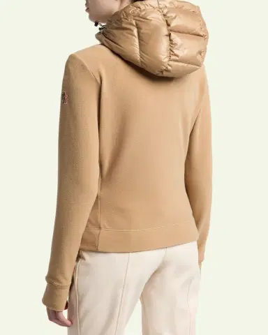 Moncler Grenoble Padded Down Zip-Up Hoodie Cardigan | Thumbnail 3