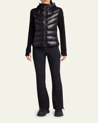 Moncler Grenoble Padded Down Zip-Up Hoodie Cardigan | Thumbnail 7