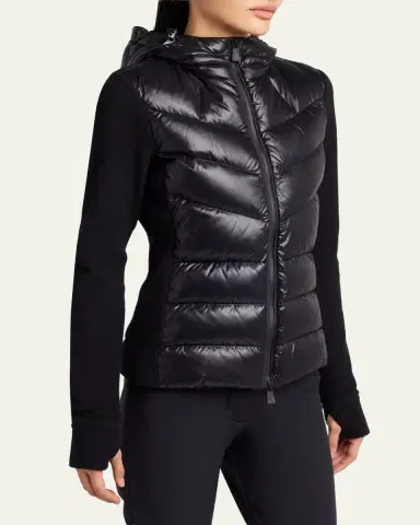 Moncler Grenoble Padded Down Zip-Up Hoodie Cardigan | Thumbnail 9
