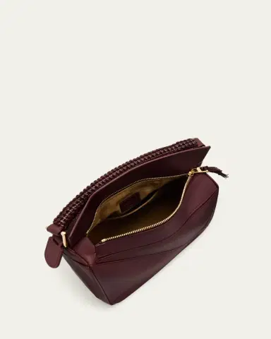 Loewe Puzzle Small Woven Top-Handle Bag in Leather | Thumbnail 4 Loewe Puzzle Small Woven Top-Handle Bag in Leather | Thumbnail 4