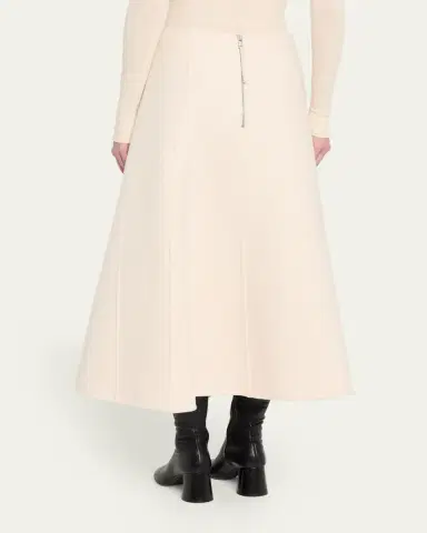 Moncler x Jil Sander Wool Midi Skirt | Thumbnail 3