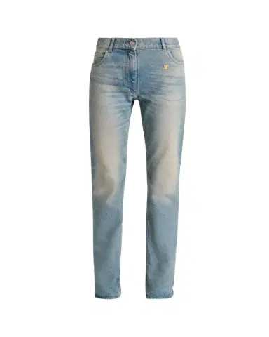 Courrèges Mid-Rise Slim-Leg Jeans | Thumbnail 1
