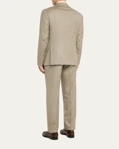 Kiton Men's Herringbone Two-Piece Suit | Thumbnail 3 Kiton Men's Herringbone Two-Piece Suit | Thumbnail 3