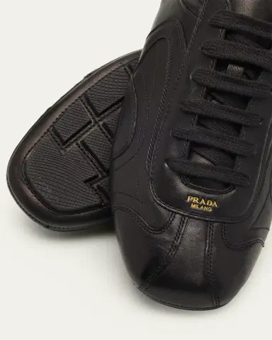 Prada Men's Montecarlo Re-Edition 2005 Nappa Leather Sneakers | Thumbnail 5 Prada Men's Montecarlo Re-Edition 2005 Nappa Leather Sneakers | Thumbnail 5