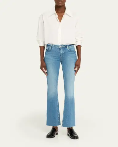 L'Agence Sneeki Low-Rise Straight-Leg Jeans | Thumbnail 2