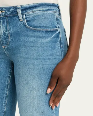 L'Agence Sneeki Low-Rise Straight-Leg Jeans | Thumbnail 5