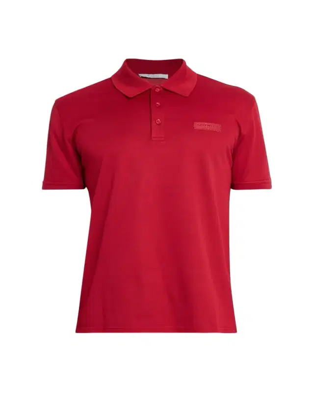 en's Grosgrain Label Pique Polo Shirt
