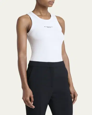 Givenchy Logo Ribbed Tank Top | Thumbnail 4